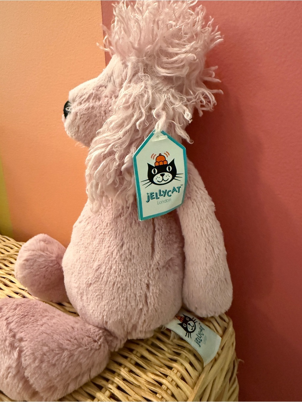 Jellycat Medium Bashful Poodle, Plush - Picture 3 of 4